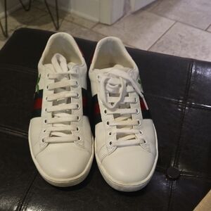 Gucci White Cherry Leather Sneaker